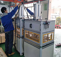 4臺(tái)氣液增壓機(jī)出貨啦，5噸高壓油壓出力型