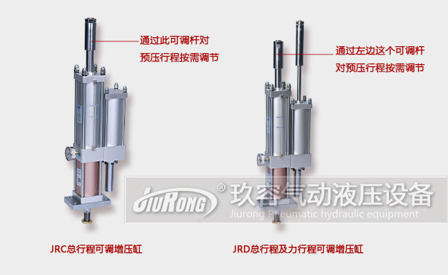 玖容2大預壓行程可調(diào)氣液增壓缸產(chǎn)品圖